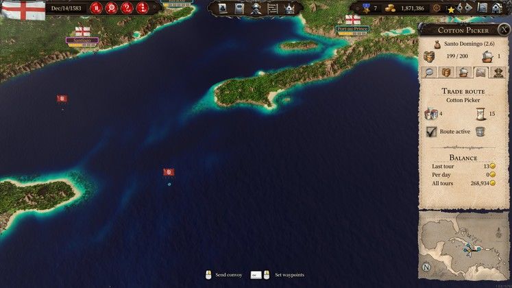 Торговля в Port Royale 4