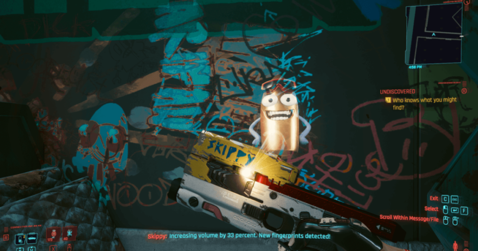 Cyberpunk 2077: Гайд по легендарному оружию: где найти Скиппи