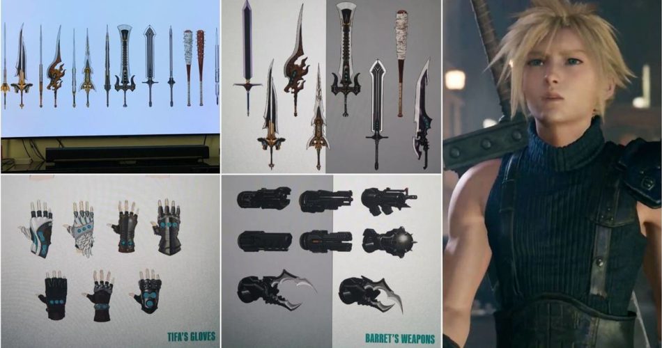 Final Fantasy VII Remake: Все виды оружия