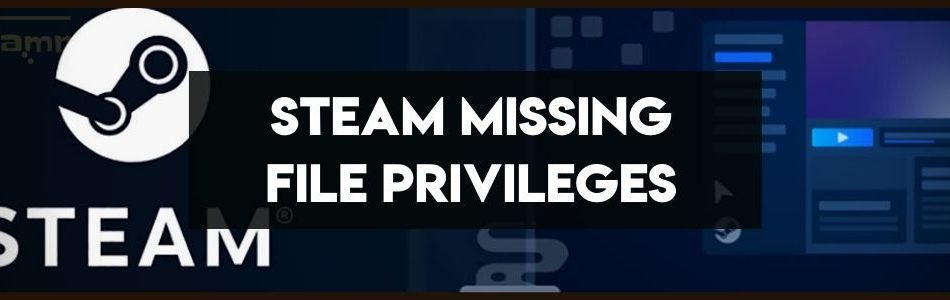Как исправить ошибку Steam Missing File Privileges