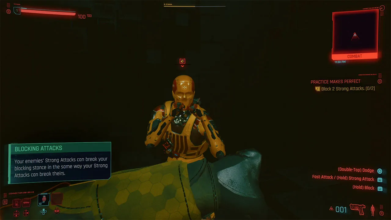 Как парировать и контратаковать оружием ближнего боя и кулаками в Cyberpunk 2077