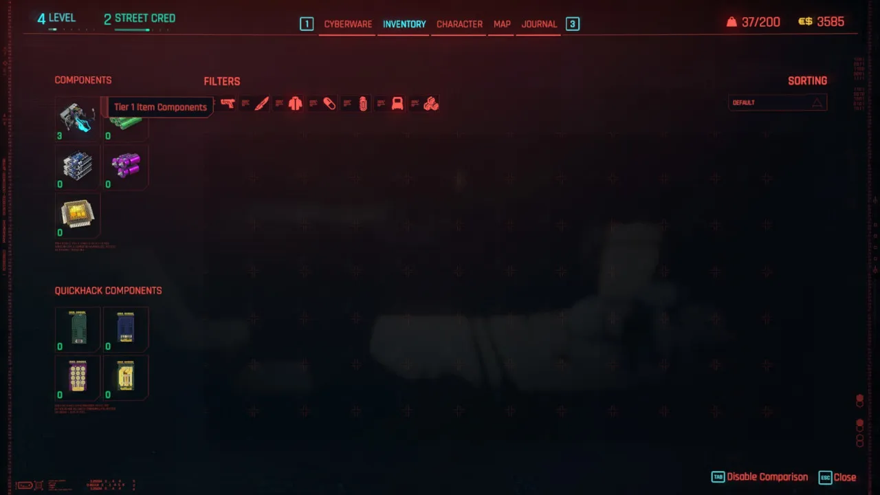 Где найти компоненты уровня 1, 2 и 3 в Cyberpunk 2077
