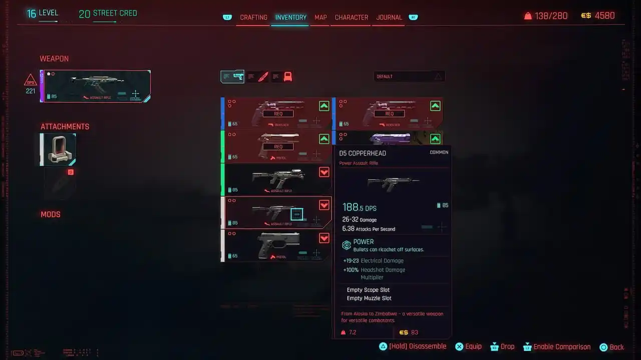 Как получить компоненты предметов 5-го уровня в Cyberpunk 2077