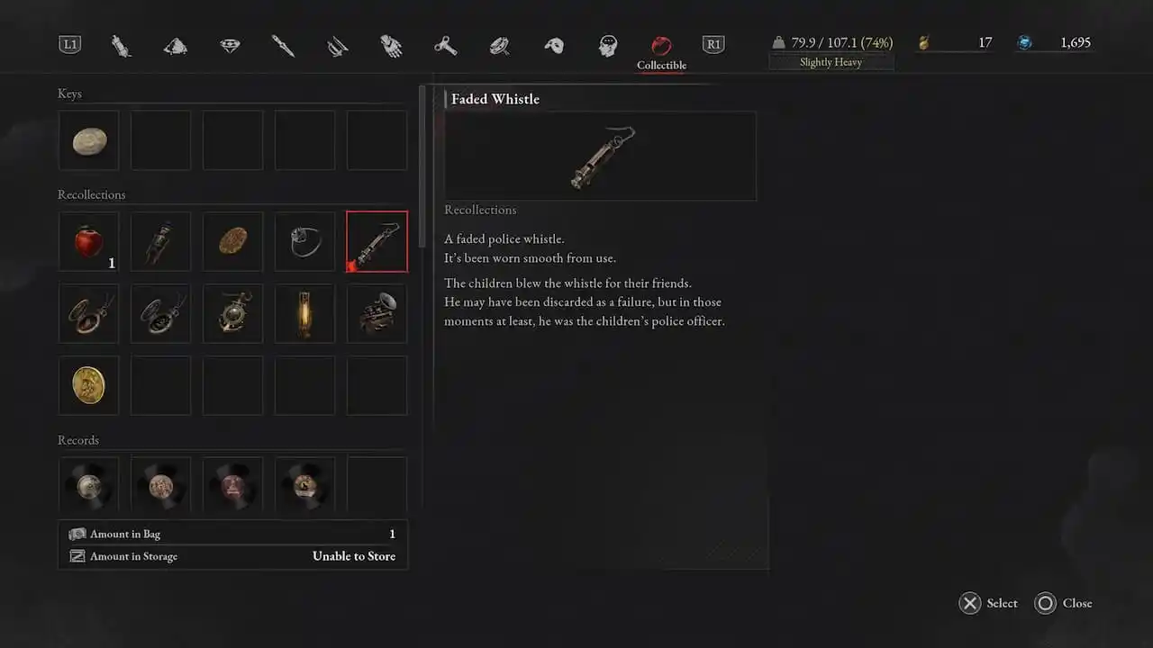 Где использовать приглушенный свисток в Lies of P