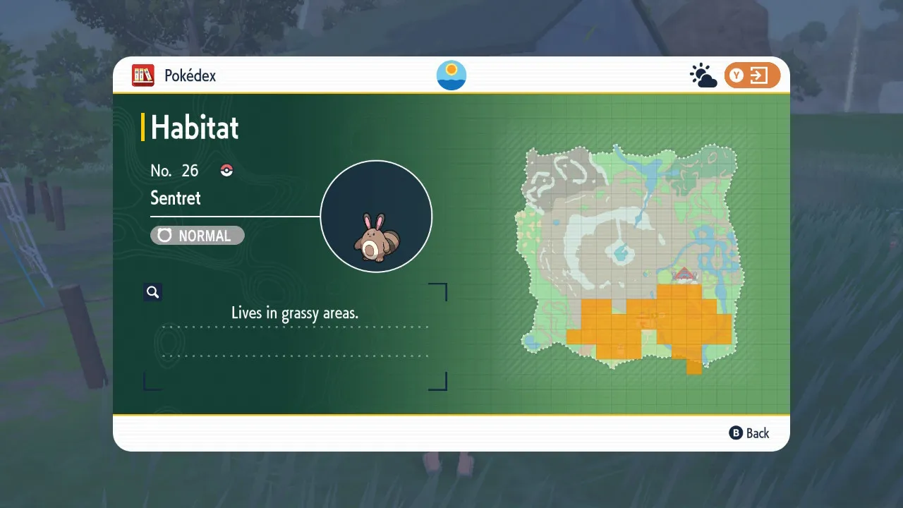 Где поймать Сентрета и Фуррета в Pokémon Scarlet & Violet Teal Mask