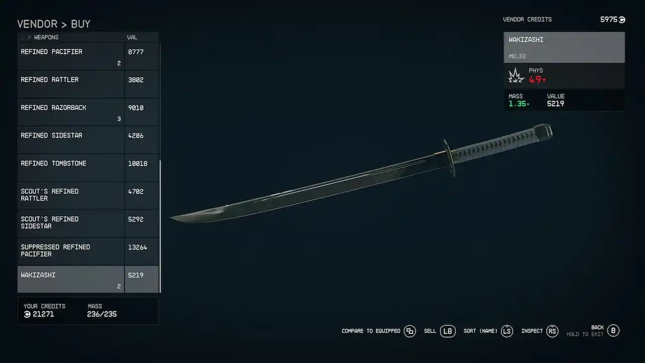 Местоположение звездного поля катаны: как получить вакидзаси