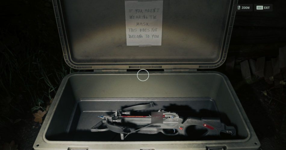 Код тайника Alan Wake 2 для арбалета Cult