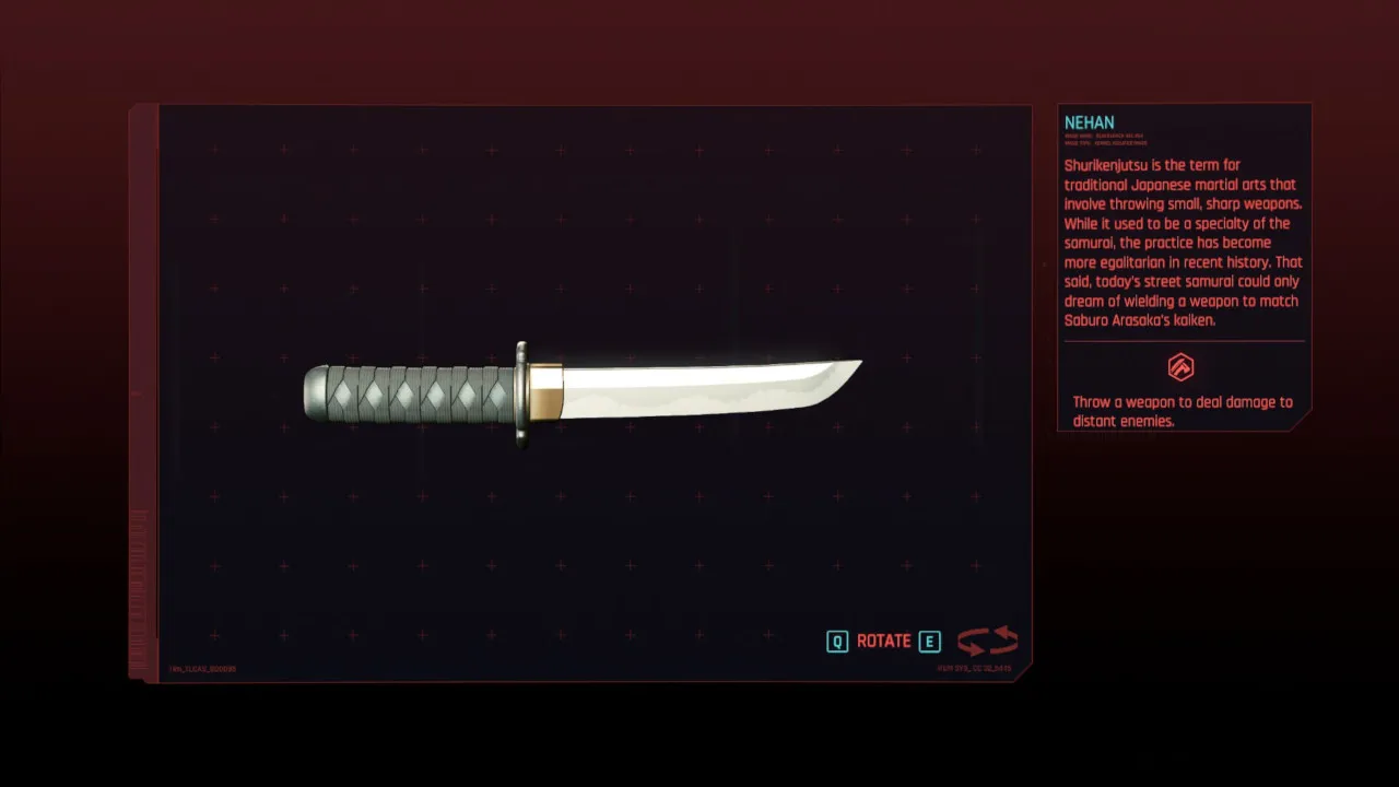 Лучшая сборка метательного ножа в Cyberpunk 2077 (2.0)