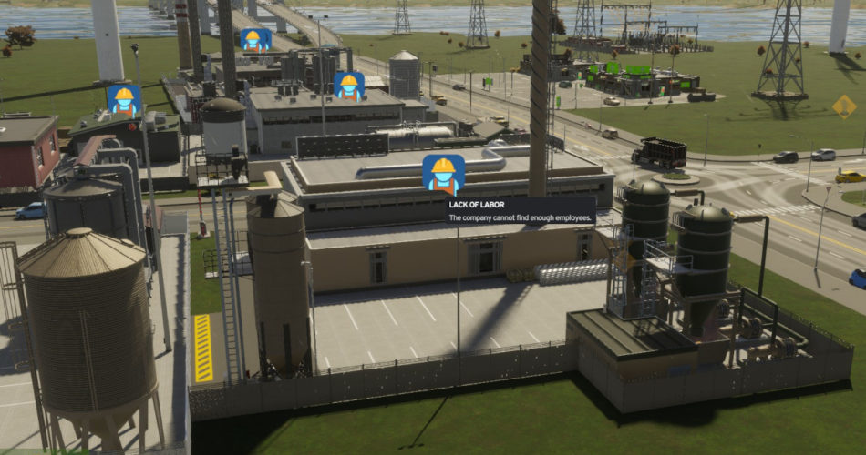 Как исправить «нехватку рабочей силы» в Cities: Skylines 2