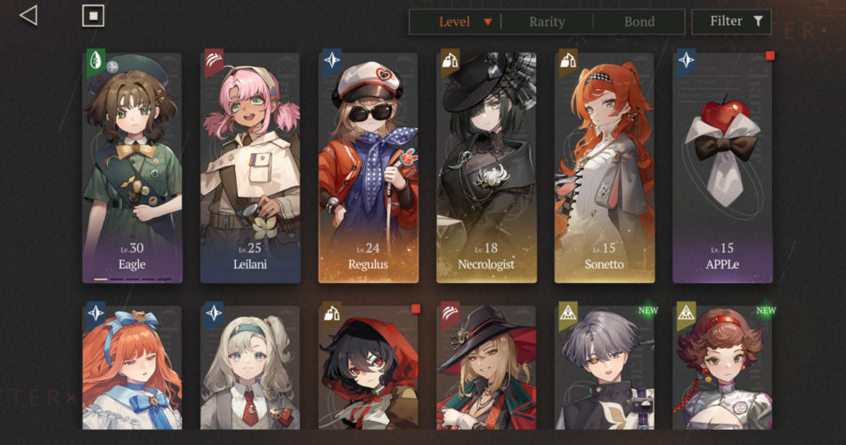 Обратный список уровней 1999 года: все персонажи расположены от лучшего к худшему.