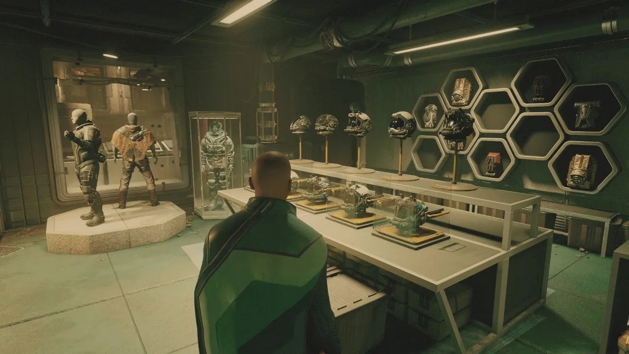 Продавец скафандров и шлемов Starfield: где купить скафандры