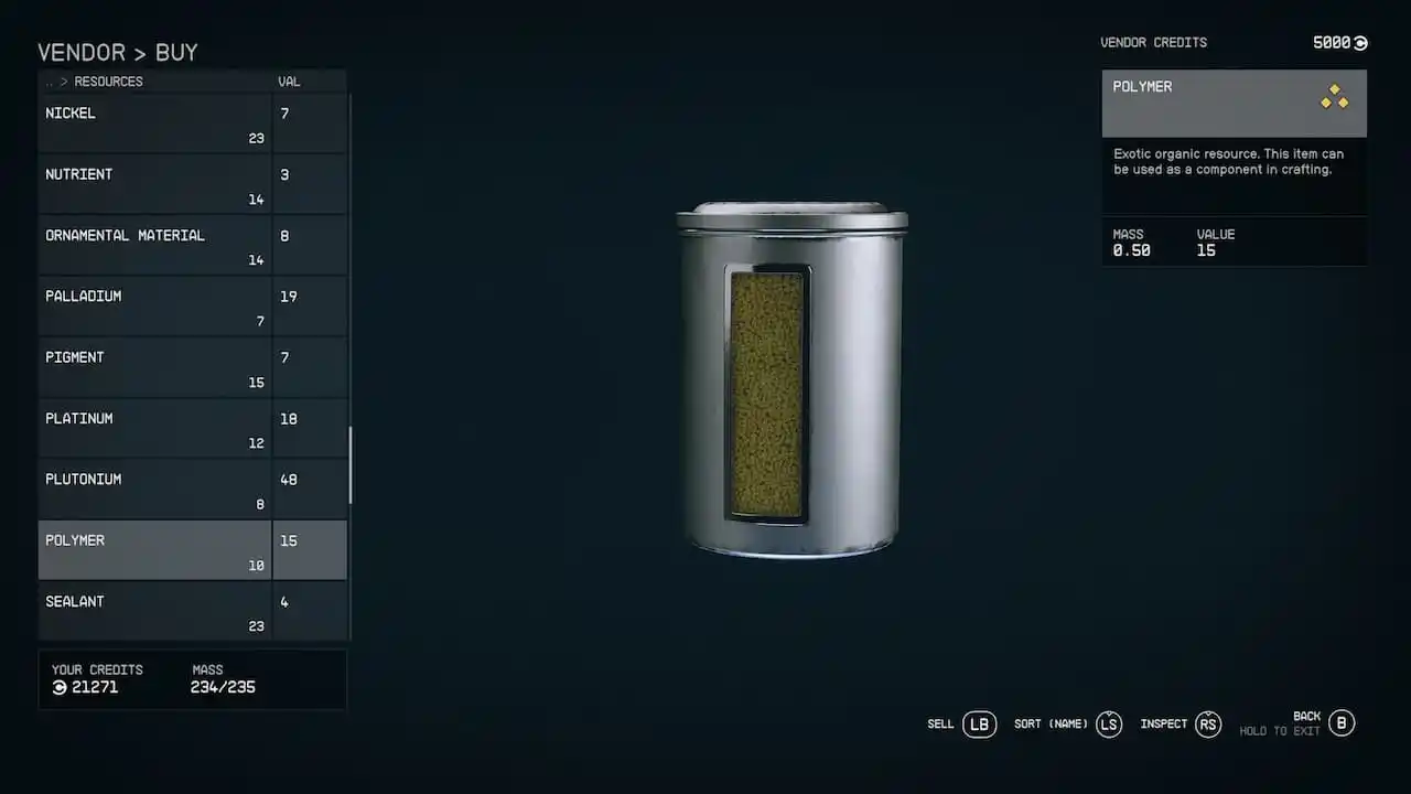 Руководство по выращиванию полимеров Starfield: лучшие способы быстрого получения полимера