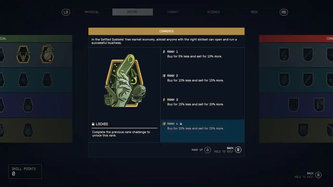 Руководство по прокачке Starfield Commerce |  Лучший способ быстро покупать и продавать уникальные предметы