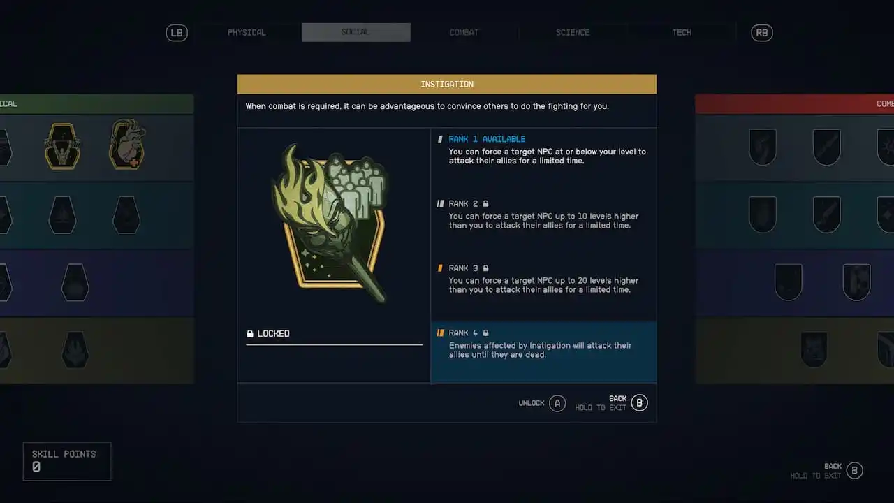 Руководство по прокачке Starfield Intigation |  Как заставить NPC атаковать своих союзников