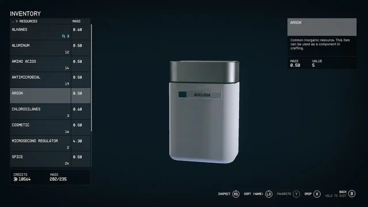 Локации Starfield Argon: лучшая планета и продавцы аргона