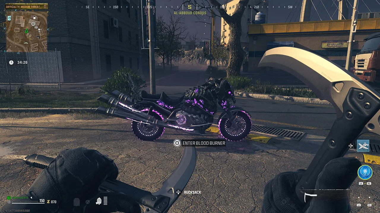 Как получить мотоцикл Blood Burner в MW3 Zombies