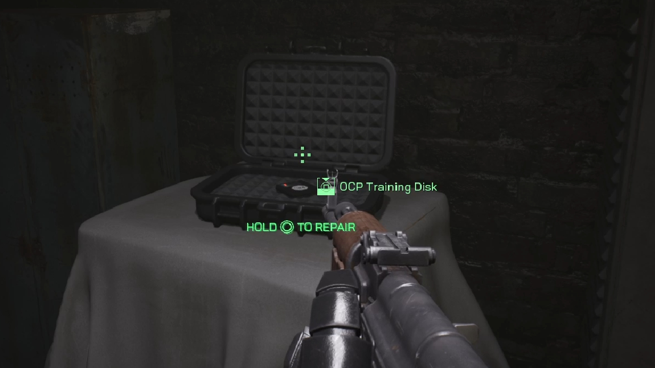 Расположение всех обучающих дисков OCP в Robocop: Rogue City