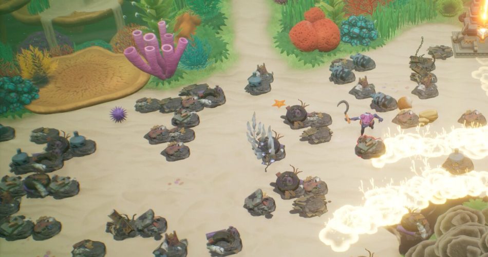 Как добыть серебряную водоросль на Коралловом острове