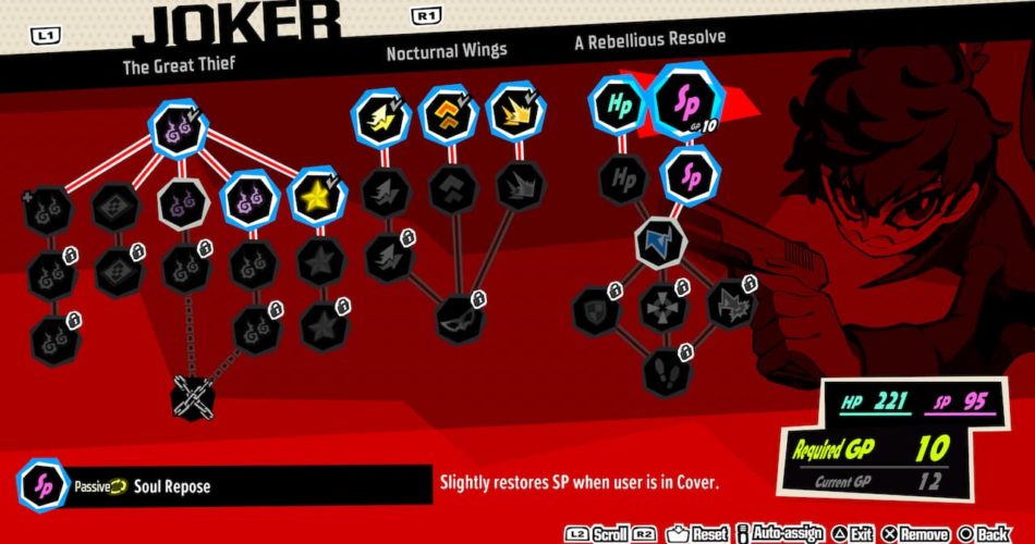 Как изменить специализацию в Persona 5 Tactica