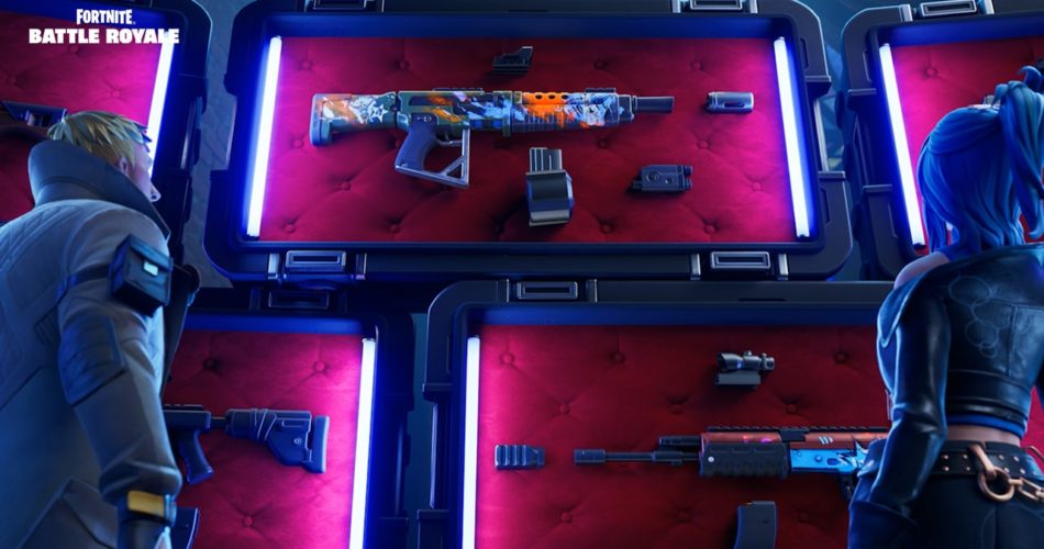 Расположение скамейки модов Fortnite: как изменить крепления для оружия