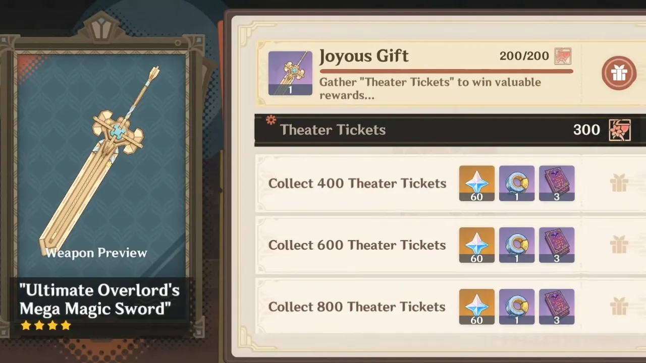 Как получить Ultimate Overlords Mega Magic Sword Genshin Impact