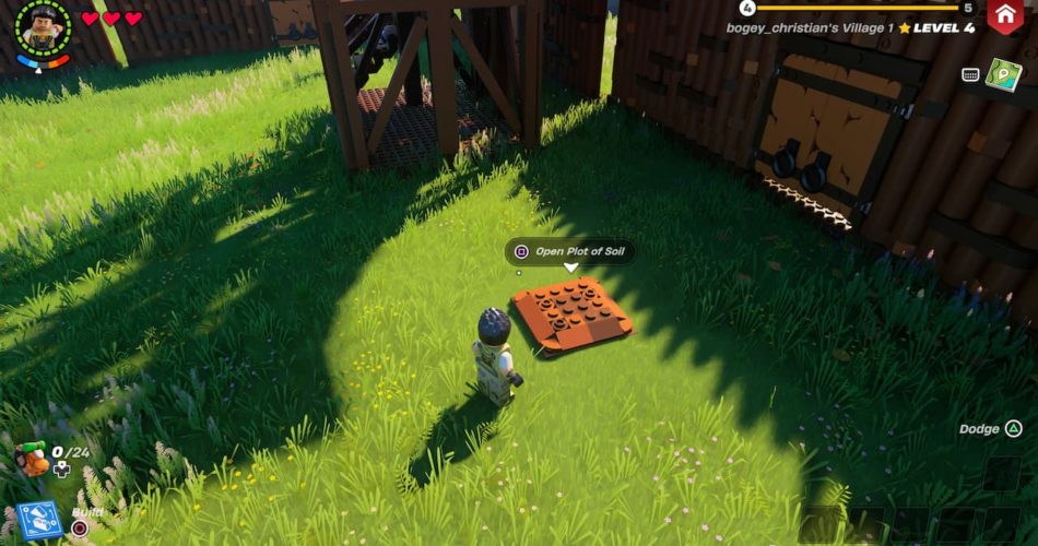 Как получить семена с помощью мельницы в LEGO Fortnite