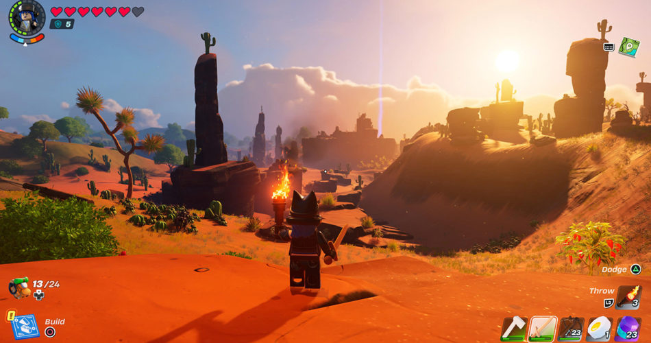 Как найти Сухую долину в LEGO Fortnite |  Расположение пустынного биома