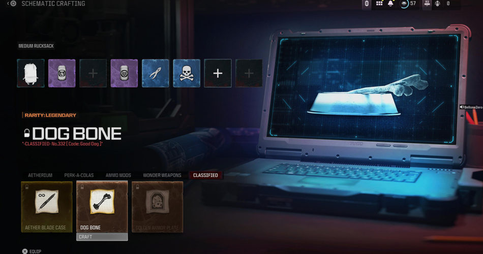 Как получить схему собачьей кости в MW3 Zombies