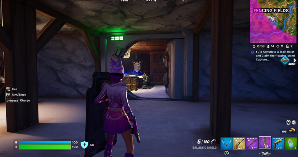 Как разблокировать хранилище полей для фехтования в Fortnite