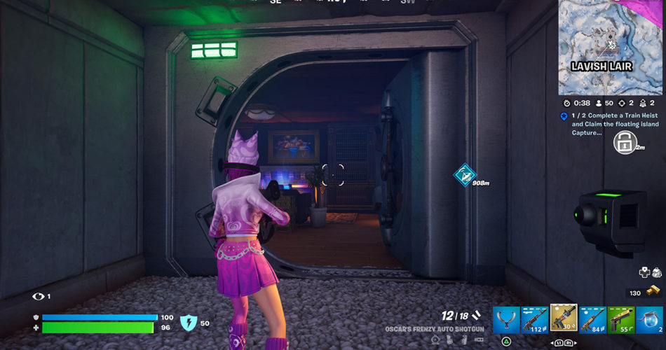 Как разблокировать роскошное логово в Fortnite