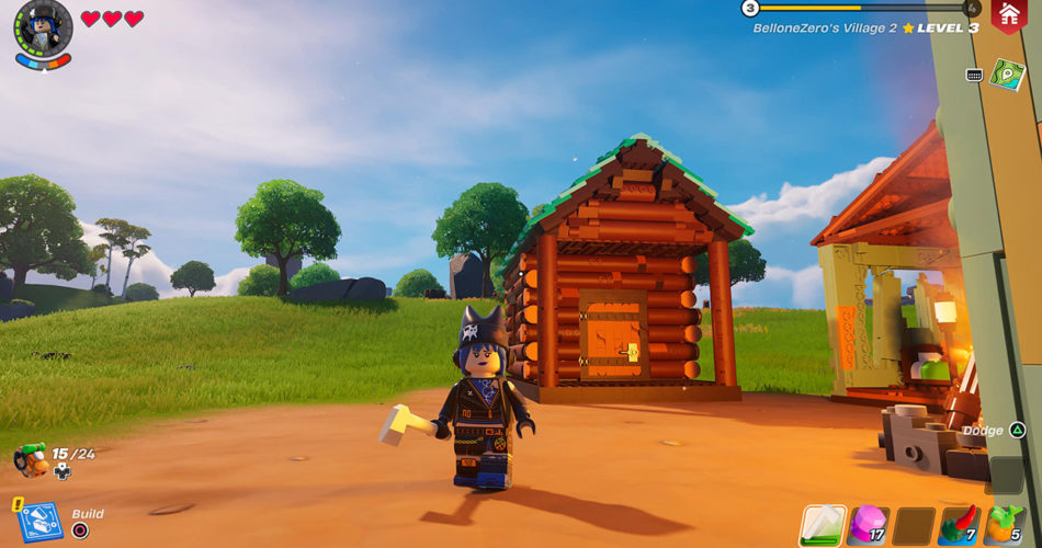 Как быстро выращивать древесину и гранит в LEGO Fortnite