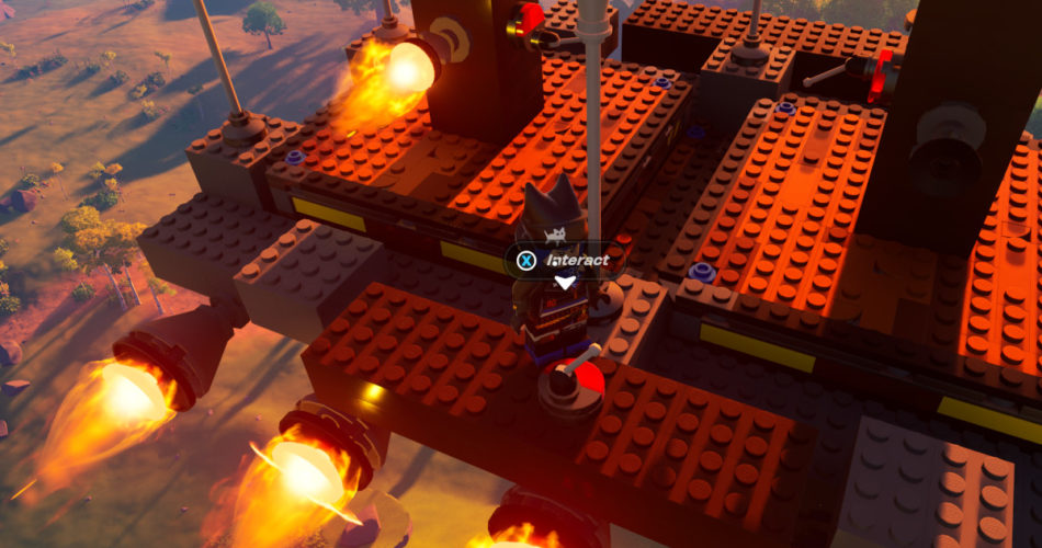 Как использовать воздушный шар для навигации в LEGO Fortnite