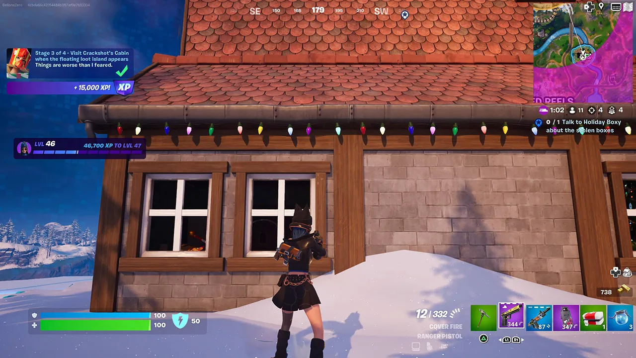 Как посетить хижину Крэкшота, когда в Fortnite появится плавучий остров добычи