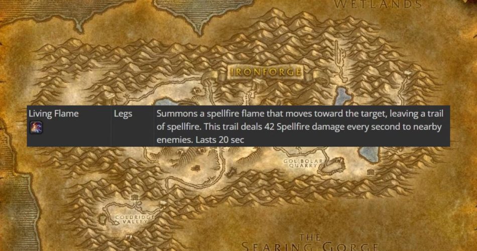Где найти живое пламя в WoW Season of Discovery