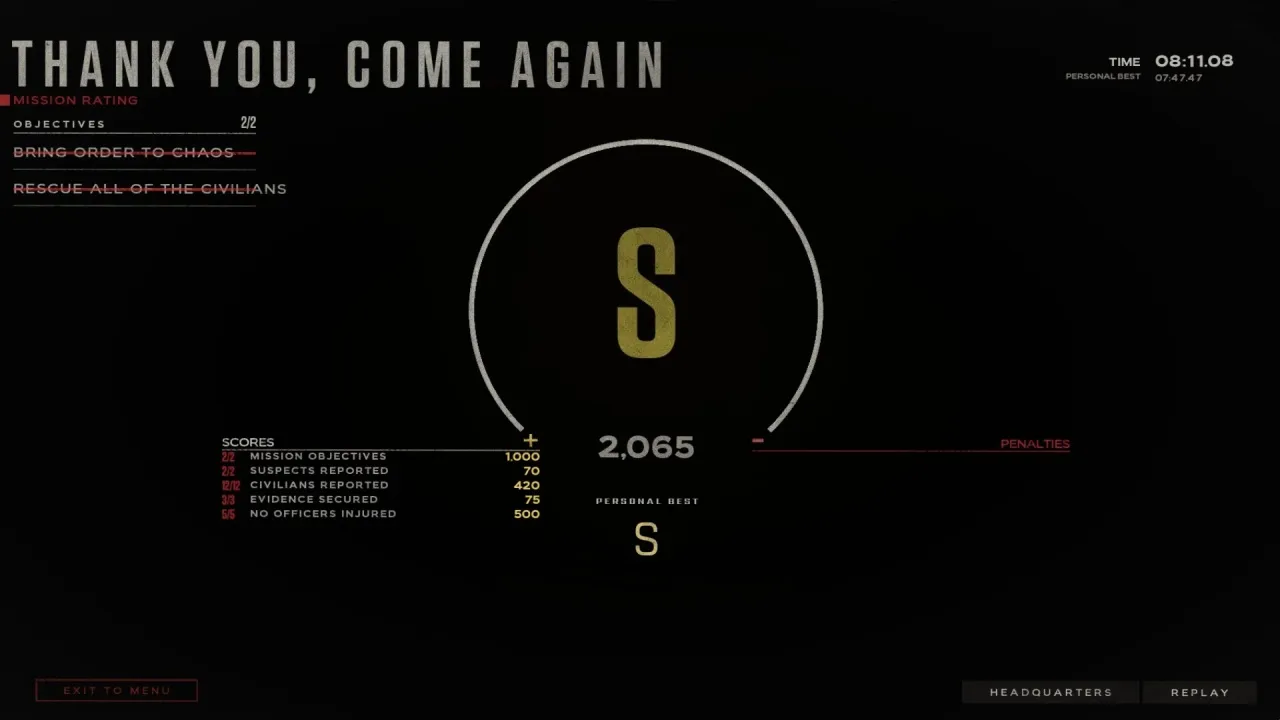 Как получить S-ранг в миссиях в режиме «Готов или нет»