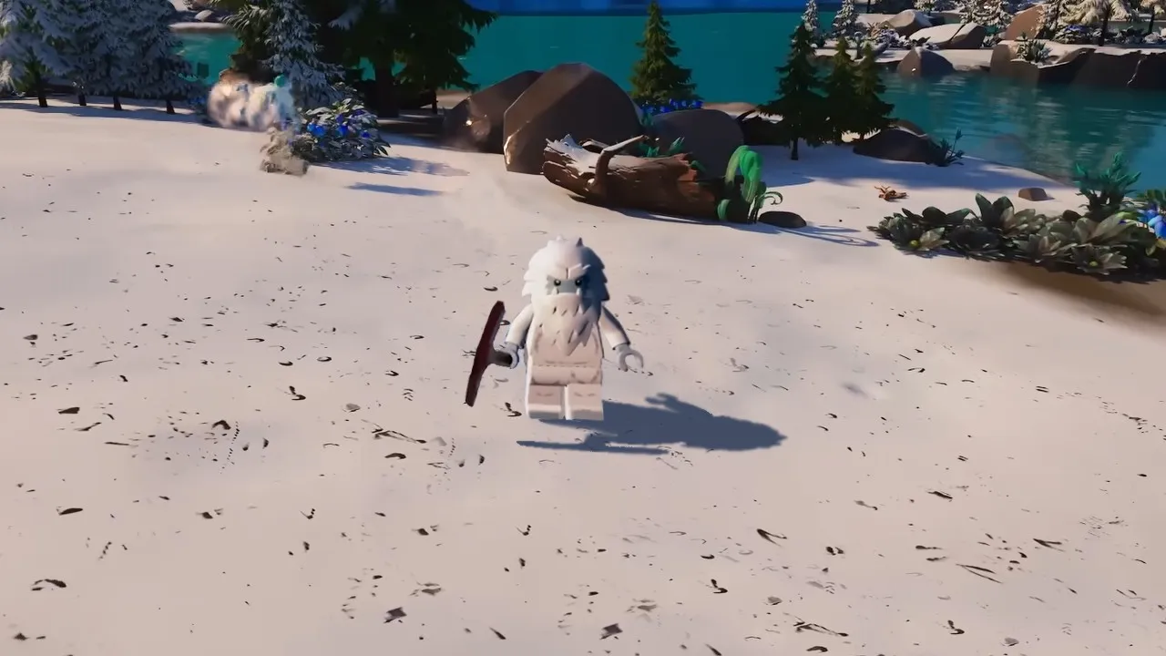 Как найти Йети в LEGO Fornite