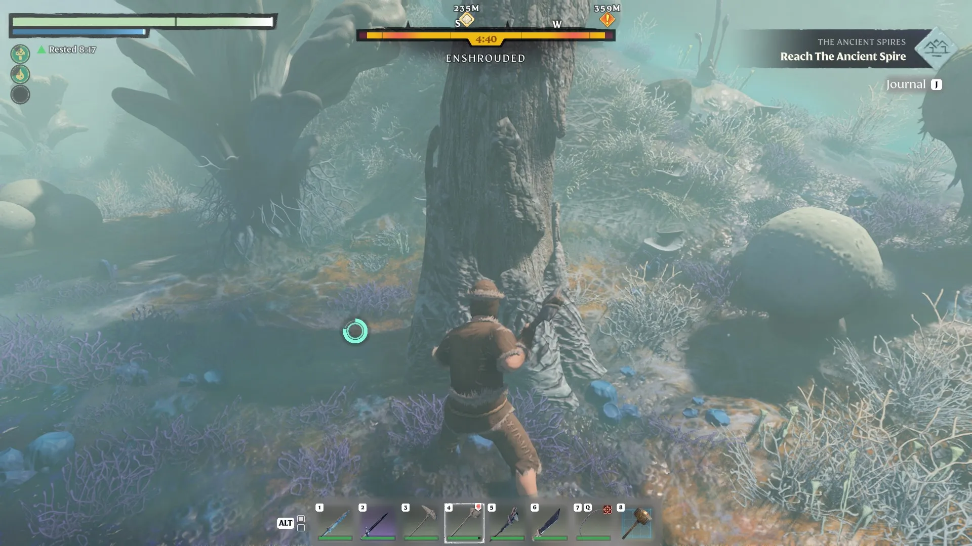 Как получить Shroud Wood в Enshrouded