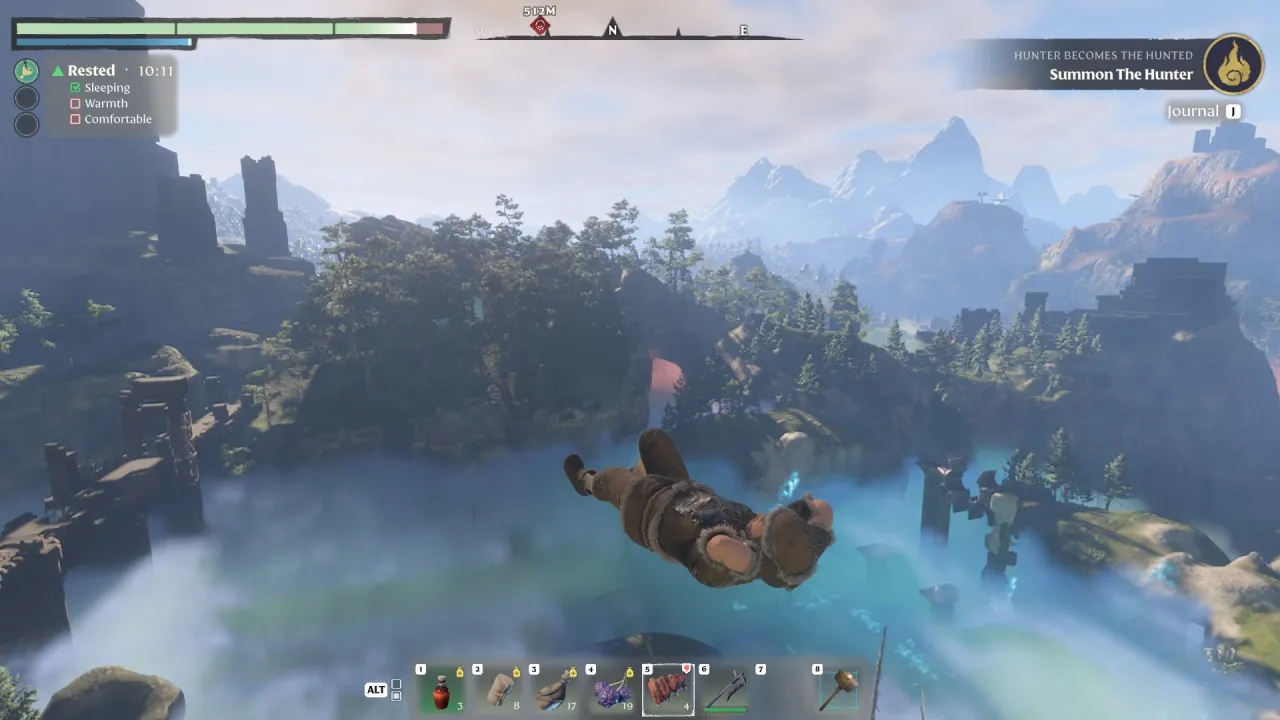 Как сделать летающий глюк в Enshrouded