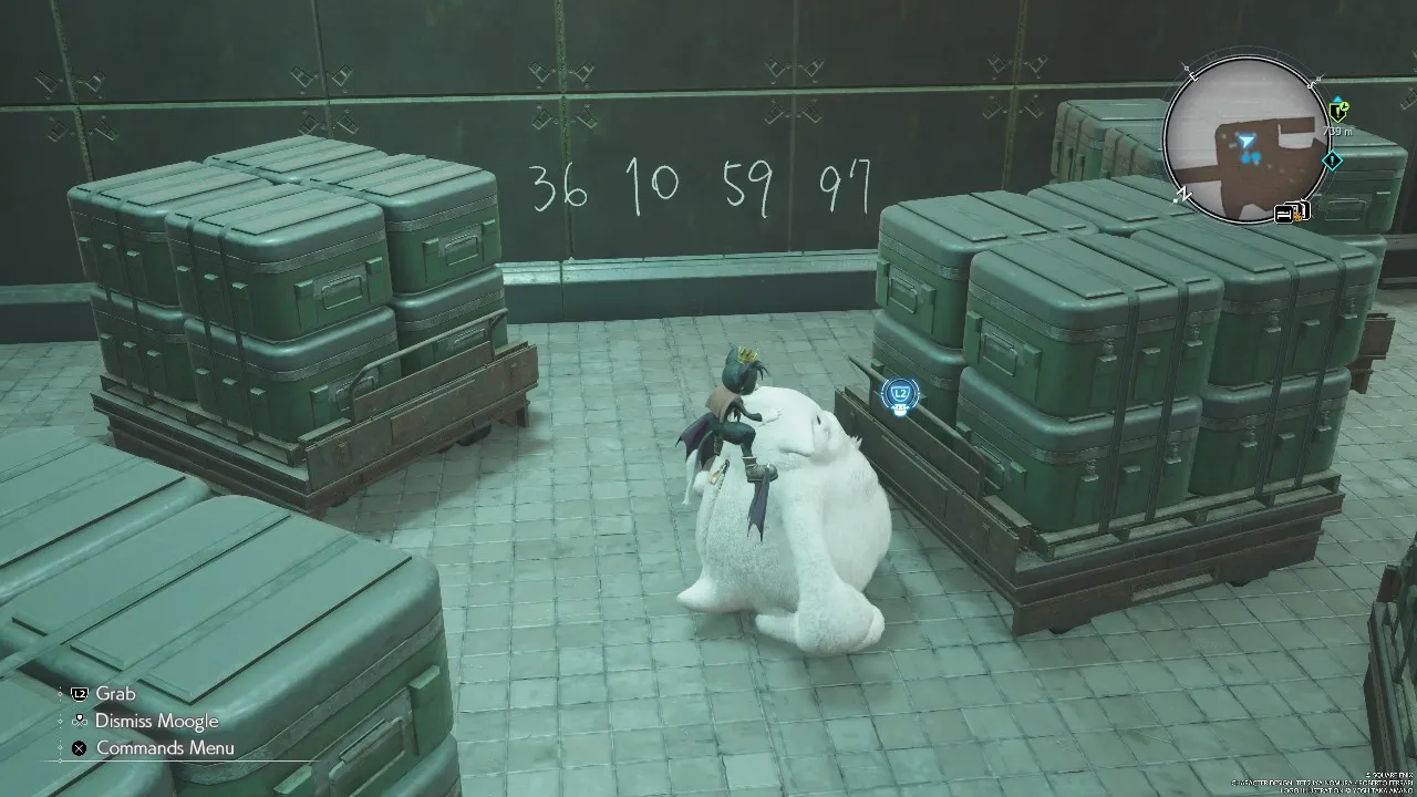 Какой пароль от двери хранилища в поместье Шинра в Final Fantasy VII Rebirth?