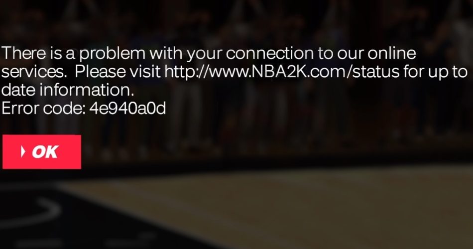 Как исправить код ошибки 4e940a0d в NBA 2K24