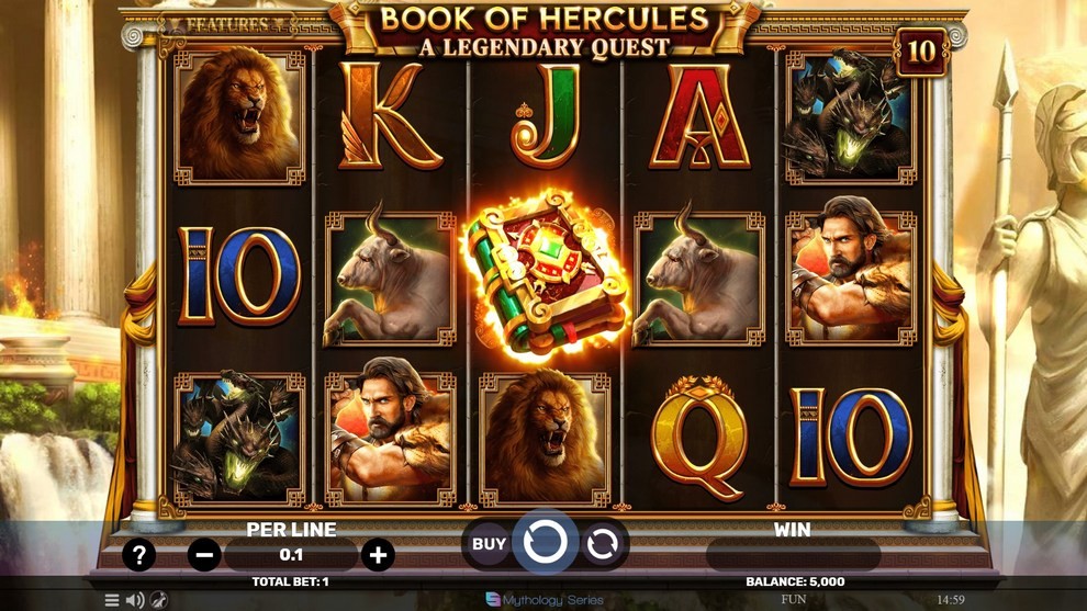 Премьера нового игрового автомата Book of Hercules