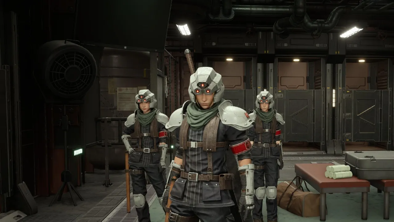 Расположение всех отрядов седьмого пехотного полка в Final Fantasy VII Rebirth