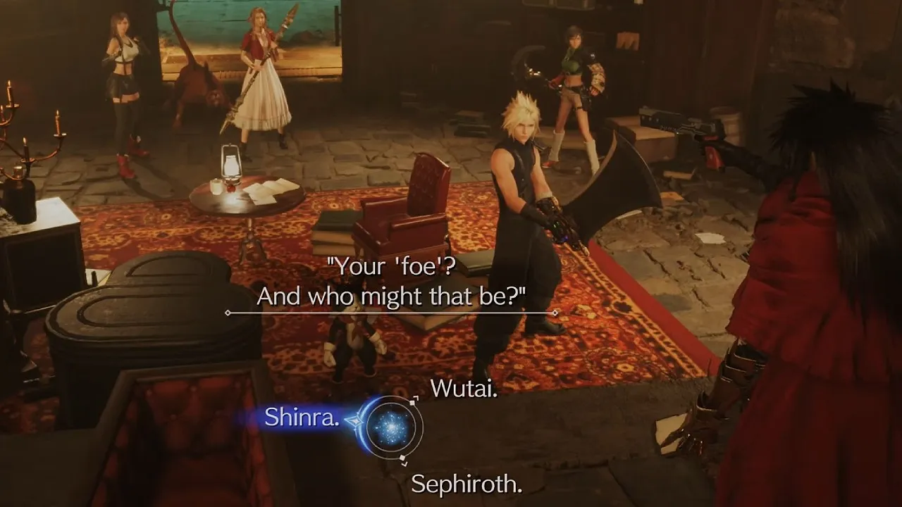 Что ответить Винсенту в Final Fantasy VII Rebirth Что ответить Винсенту в Final Fantasy VII Rebirth