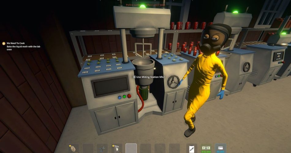 Как заставить химиков автоматически смешивать в Списке 1