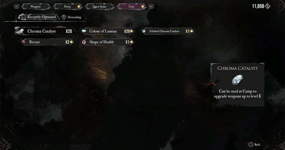 Как использовать Chroma Catalyst для обновления оружия в Clair nascur: Expedition 33