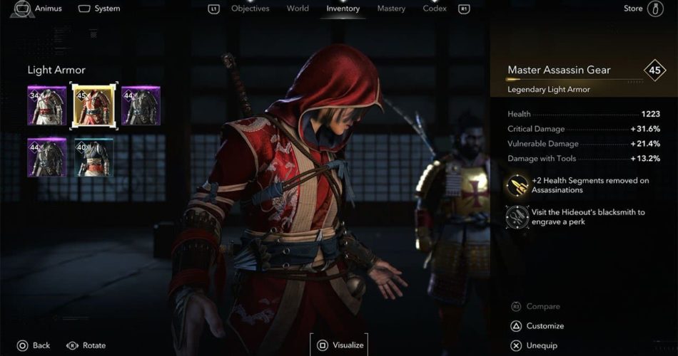 Где найти легендарное снаряжение у Ассасинов в тени Assassin's Creed