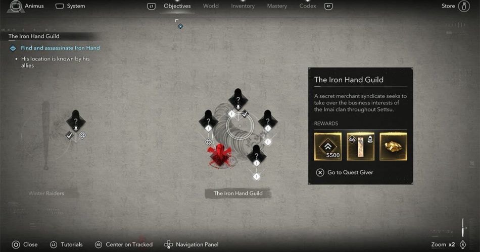 Руководство по гильдии железных рук для Assassin's Creed Shadows