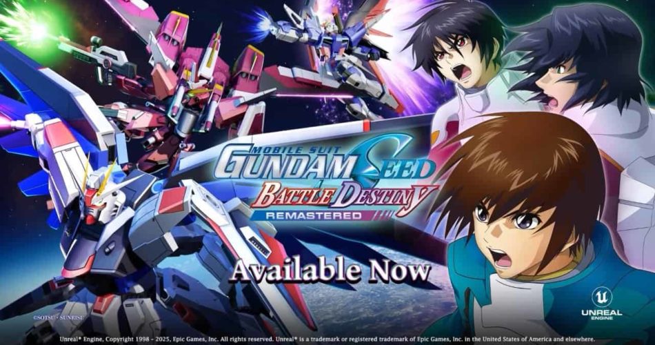 Мобильный костюм Gundam Seed Battle Destiny Remastered Launch Trailer выпущен