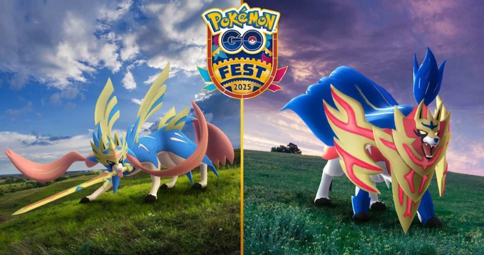 Pokémon Go Fest выпустить новые формы для легендарных Zacian и Zamazenta этим летом