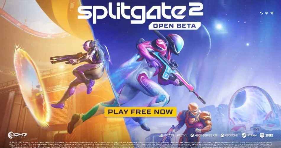 Splitgate 2 Open Beta сейчас в прямом эфире